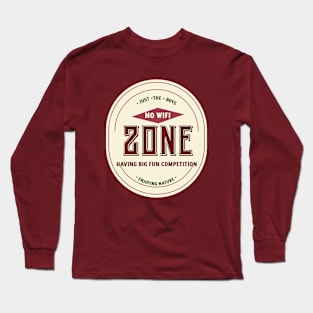 NO WIFI ZONE Long Sleeve T-Shirt